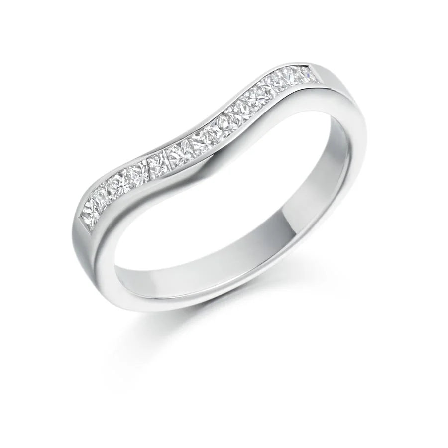 Diamond Set Shaped Ring
