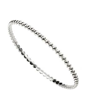 Round Ball Bangle Sterling Silver