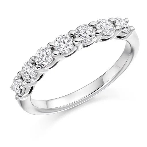 Diamond 7 stone Eternity Ring