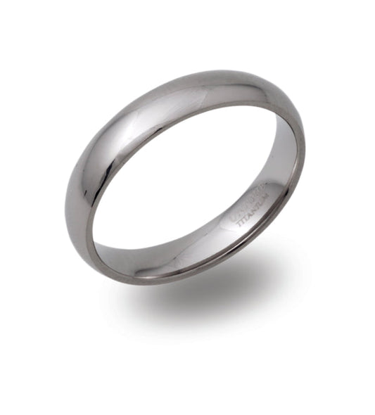 Gents 6mm Titanium Wedding Ring