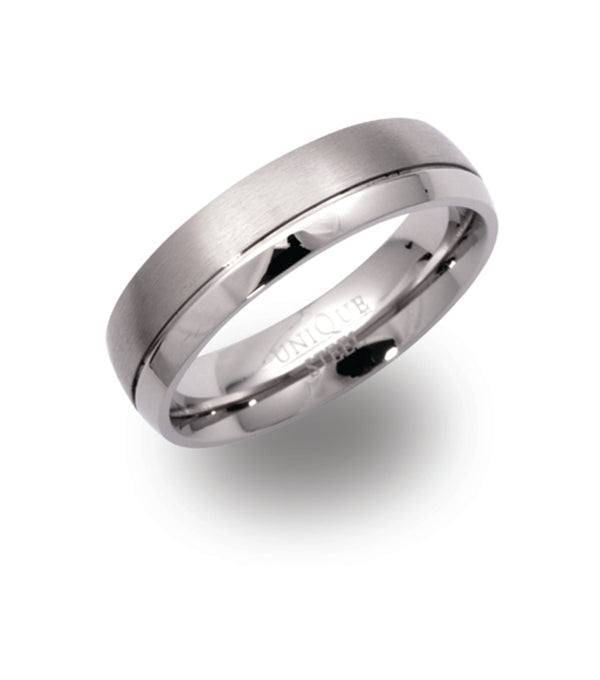 Gents Steel Wedding Ring
