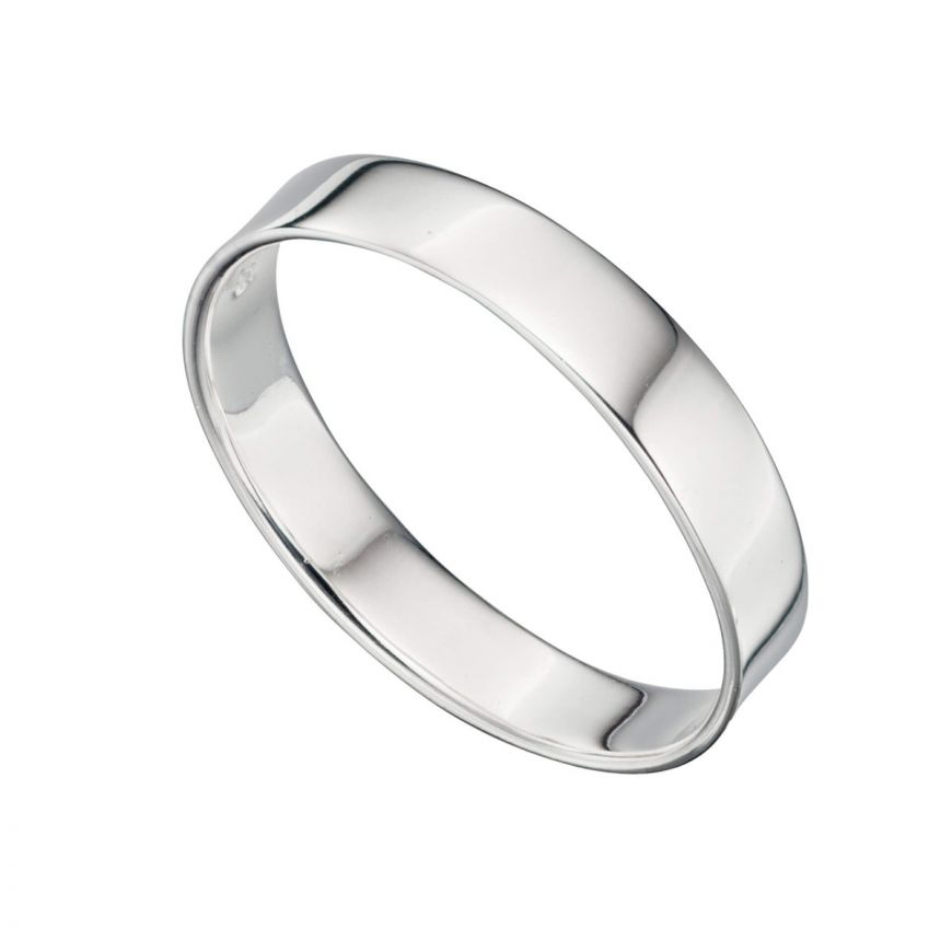 Gents Square Cut Band Ring
