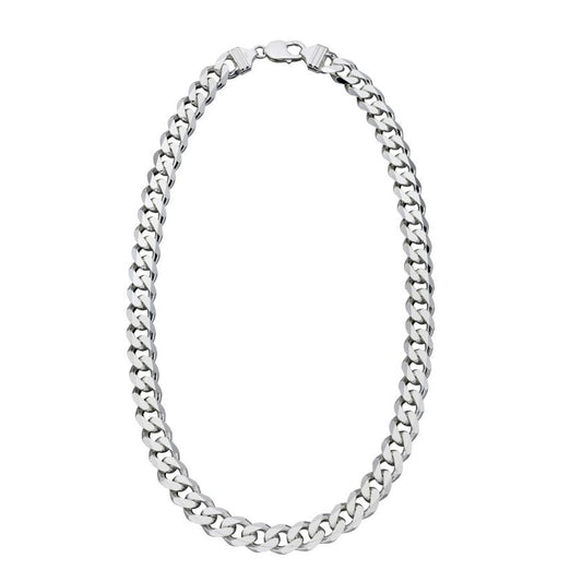 Heavyweight Diamond Cut Foxtail Chain Necklace